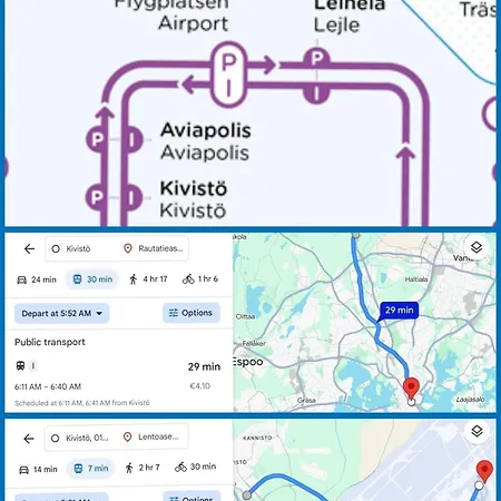 公寓 Over The Railway Station, 7 Mins Helsinki Airport *