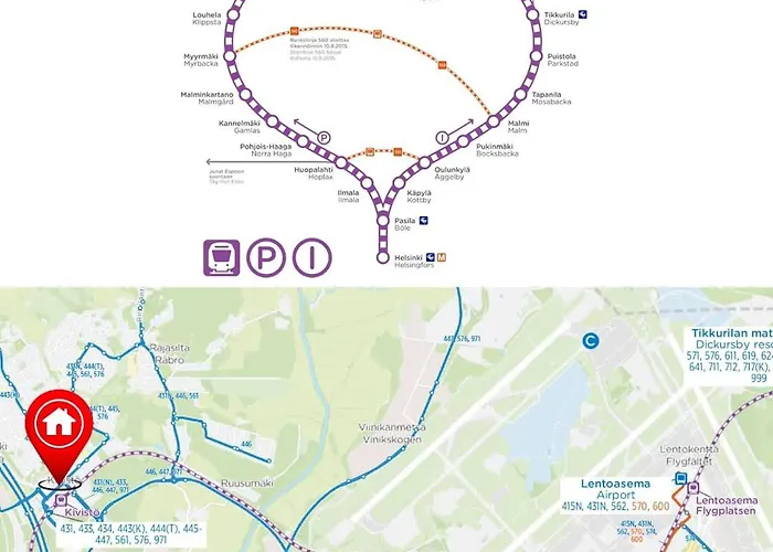 Апартаменты Over The Railway Station, 7 Mins Helsinki Airport